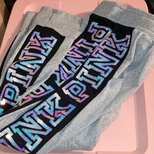 PINK VICTORIA SECRET BLING PANTS